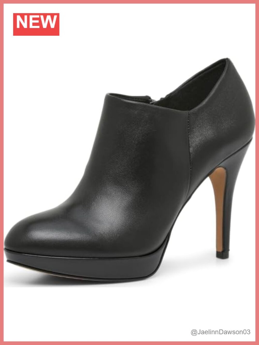 Vince Camuto Suede and Leather Side-Zip Bootie with Hidden Platform